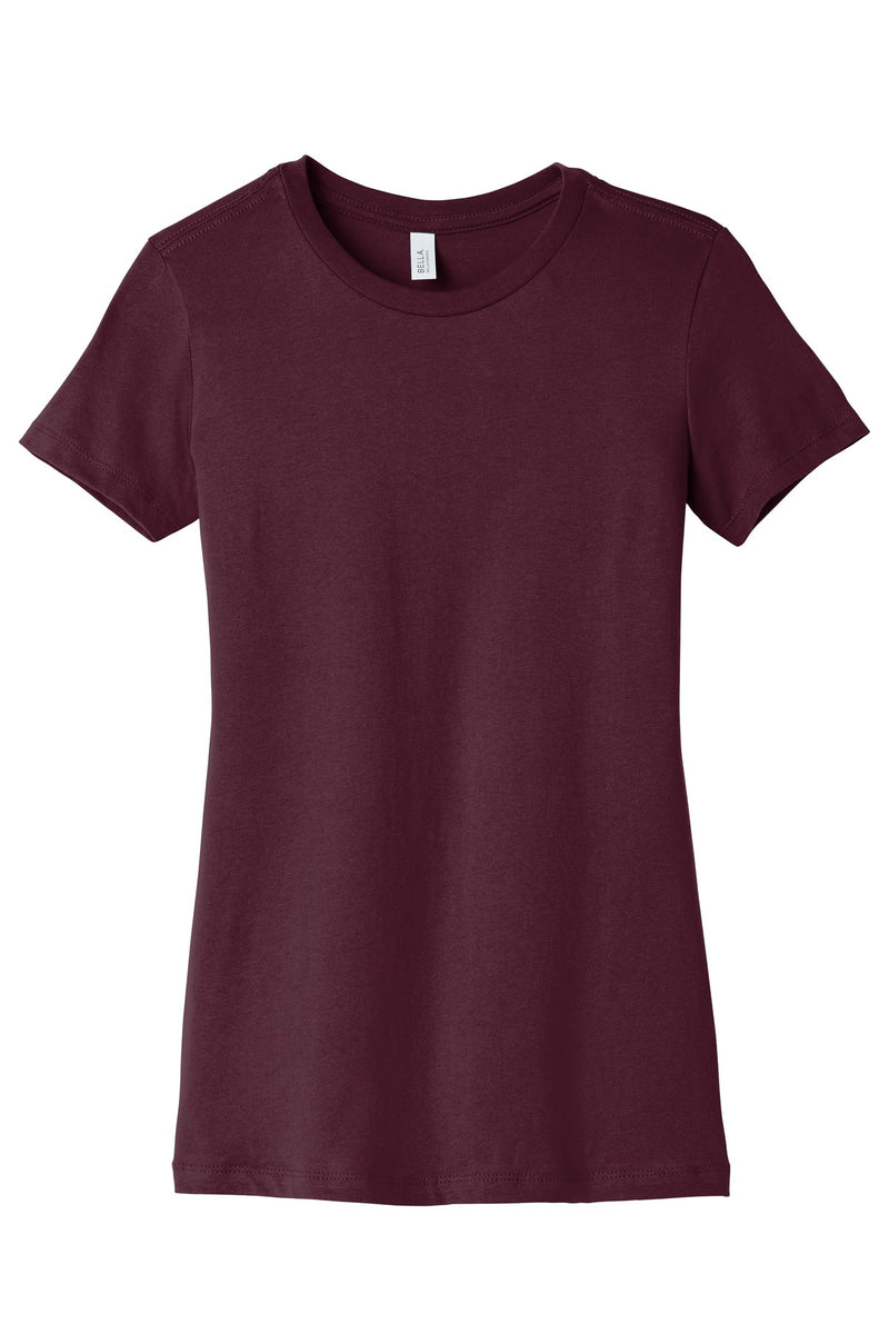BELLA+CANVAS  Women's Slim Fit Tee - Maroon