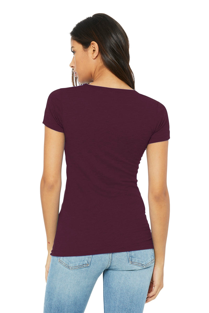 BELLA+CANVAS  Women's Slim Fit Tee - Maroon