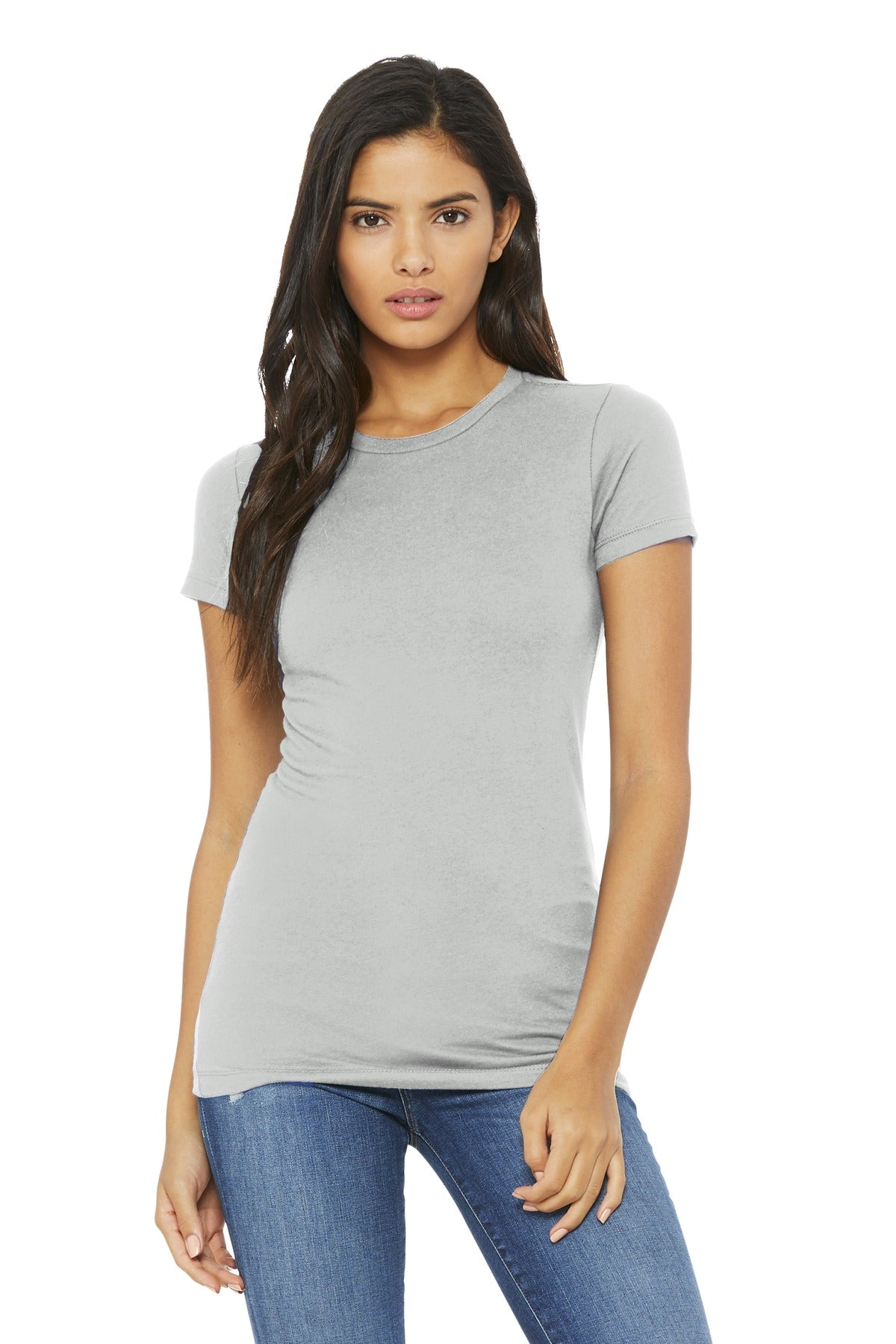 BELLA+CANVAS  Women's Slim Fit Tee - Silver