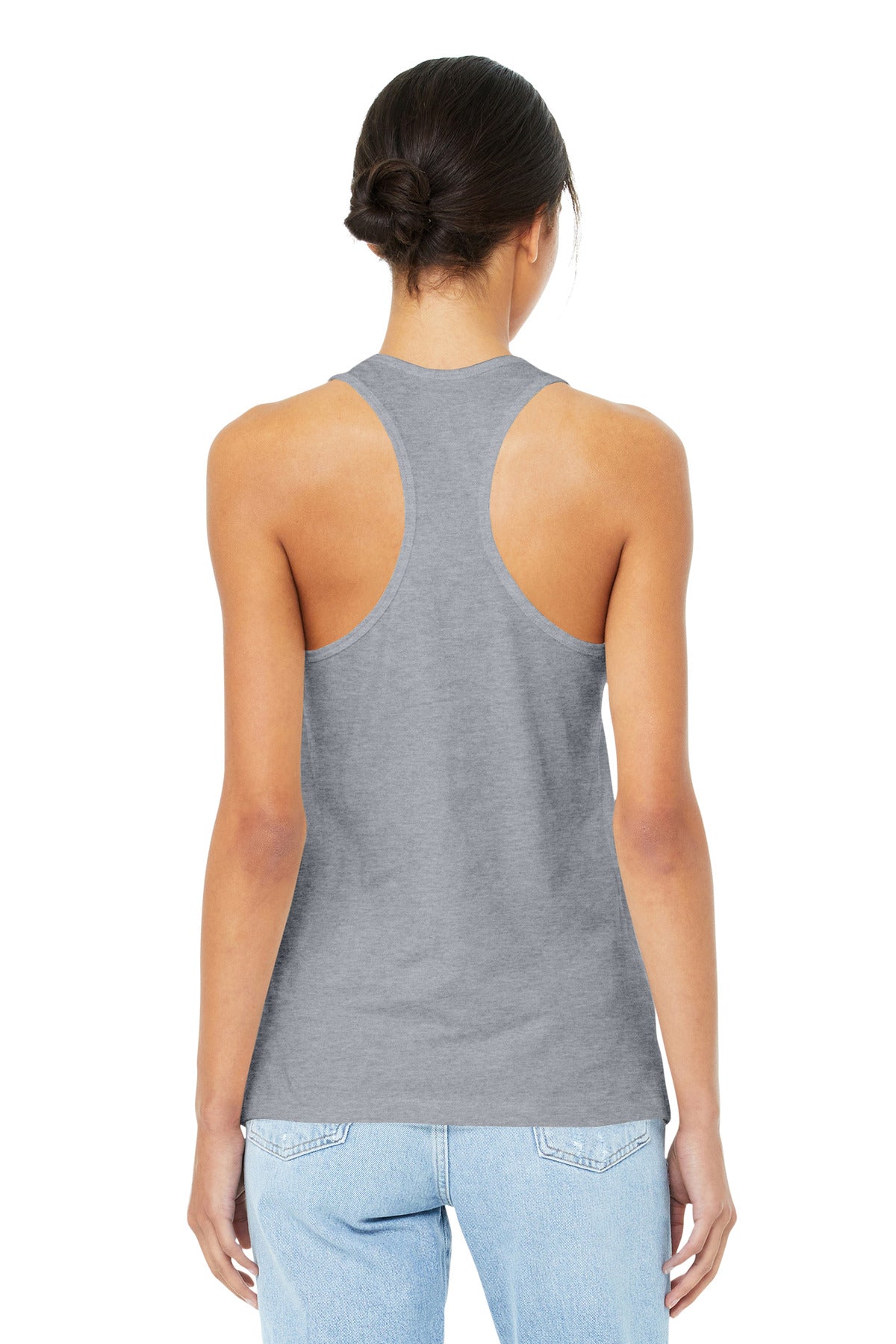 BELLA+CANVAS  Women's Jersey Racerback Tank - Athletic Heather