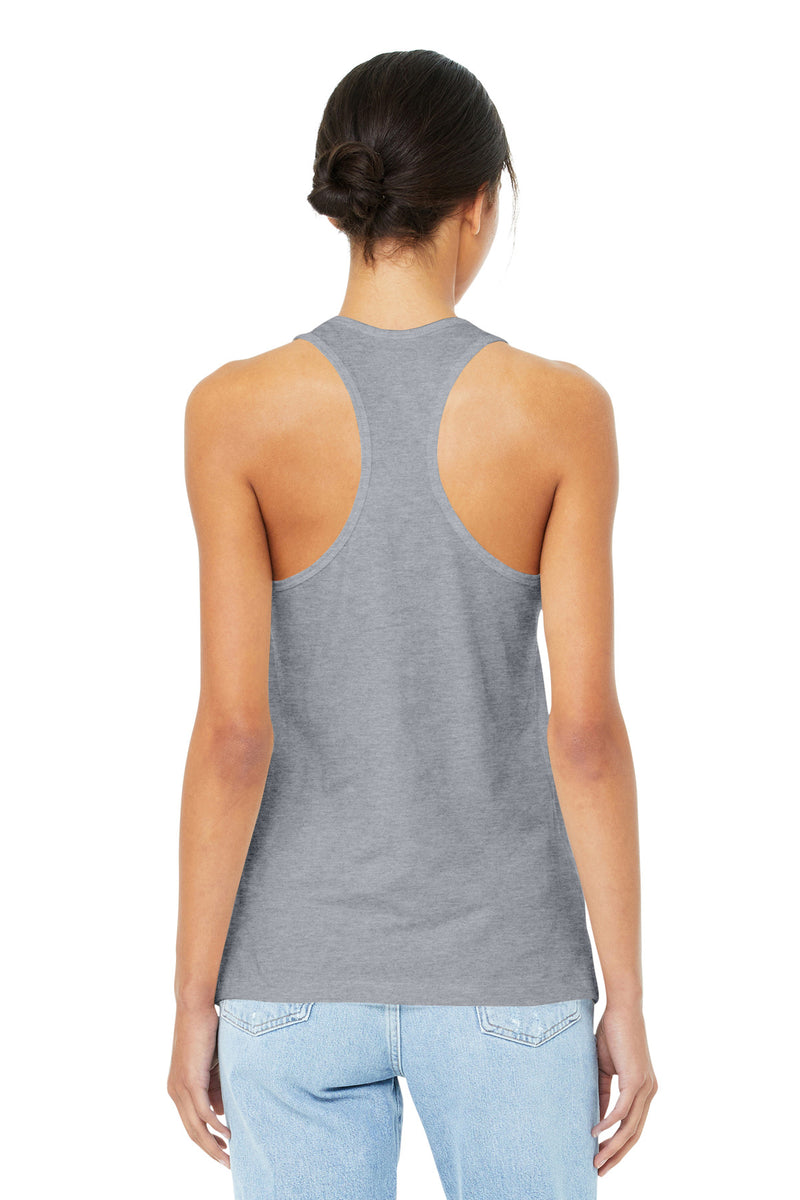 BELLA+CANVAS  Women's Jersey Racerback Tank - Athletic Heather
