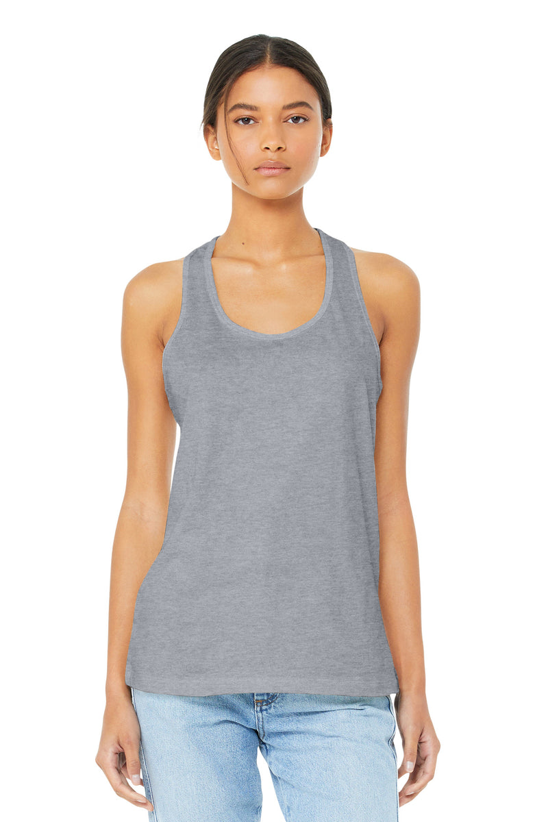 BELLA+CANVAS  Women's Jersey Racerback Tank - Athletic Heather