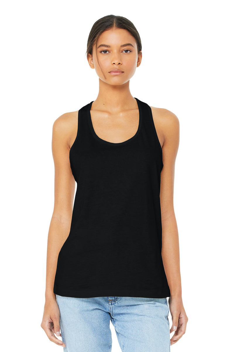 BELLA+CANVAS  Women's Jersey Racerback Tank - Black