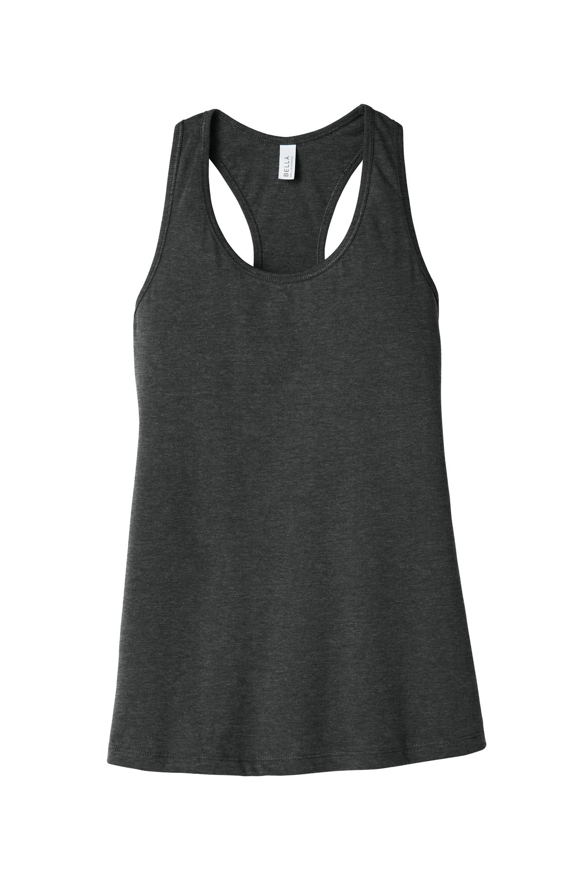 BELLA+CANVAS  Women's Jersey Racerback Tank - Dark Grey Heather