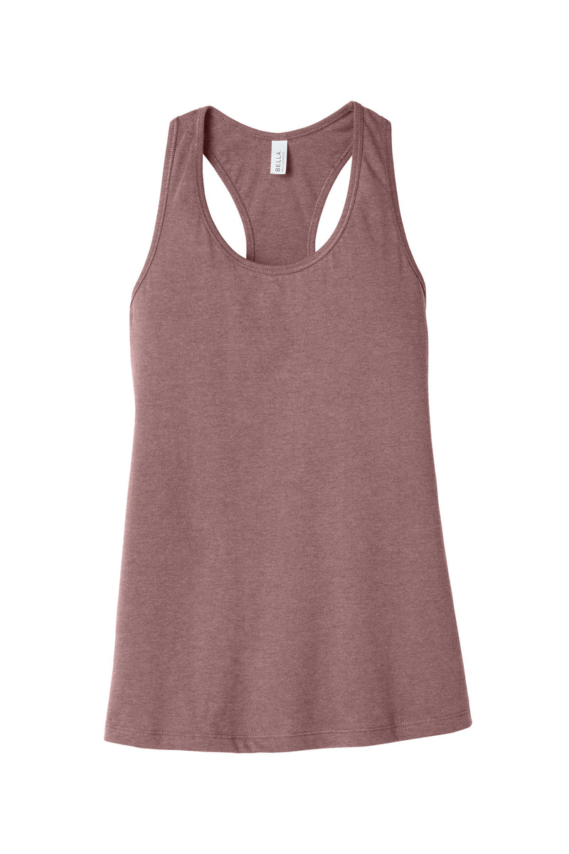 BELLA+CANVAS  Women's Jersey Racerback Tank - Heather Mauve
