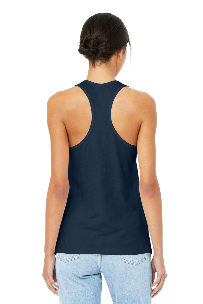 BELLA+CANVAS  Women's Jersey Racerback Tank - Navy