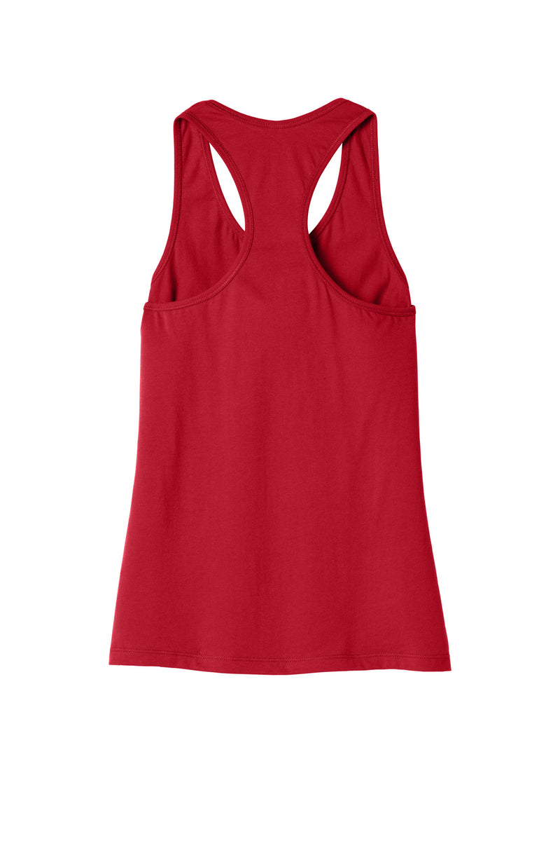 BELLA+CANVAS  Women's Jersey Racerback Tank - Red