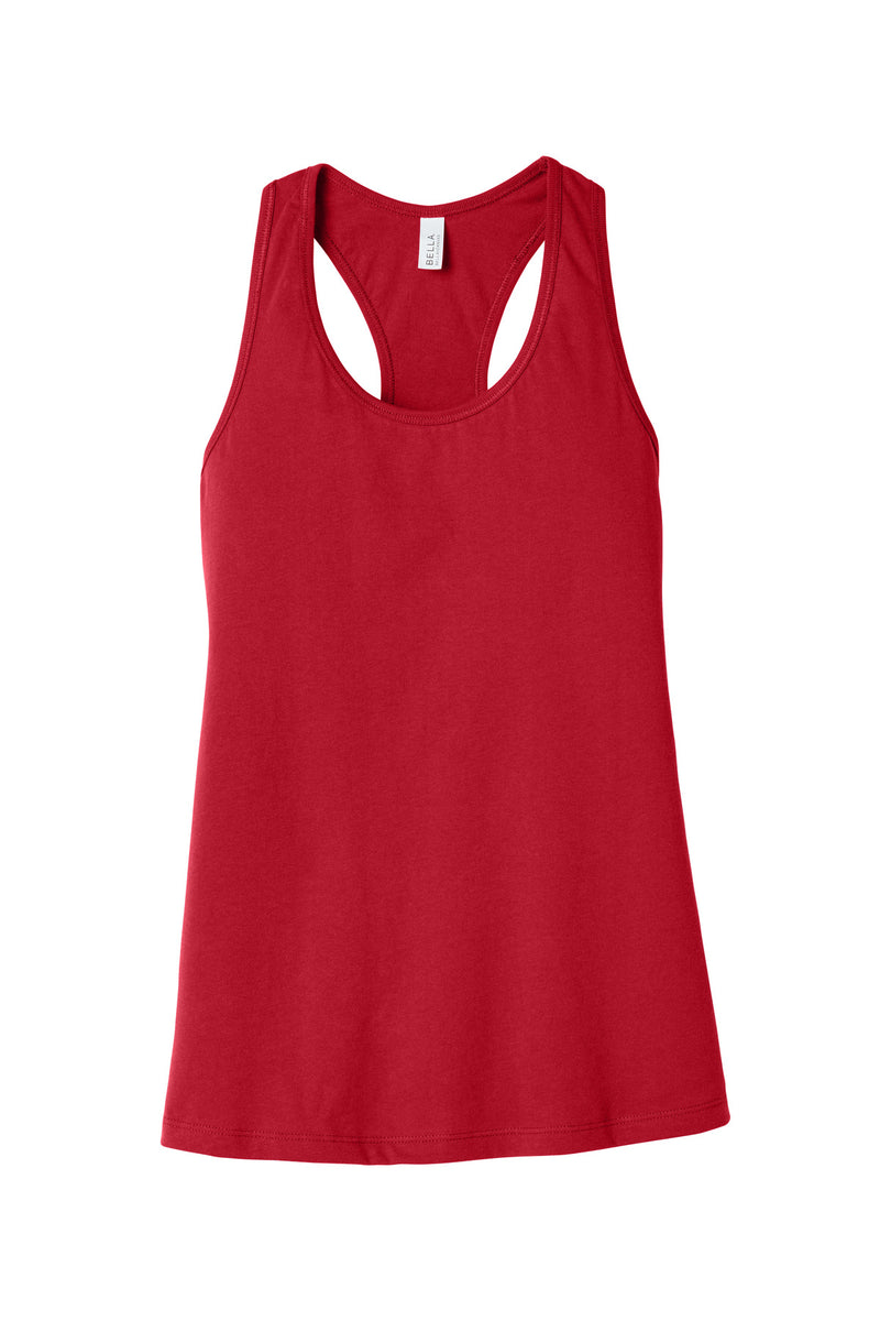BELLA+CANVAS  Women's Jersey Racerback Tank - Red