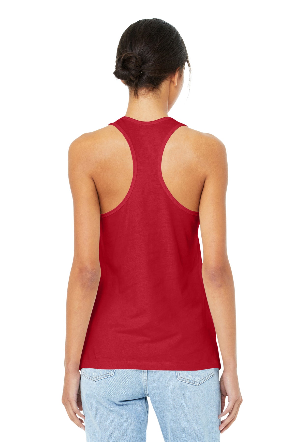 BELLA+CANVAS  Women's Jersey Racerback Tank - Red