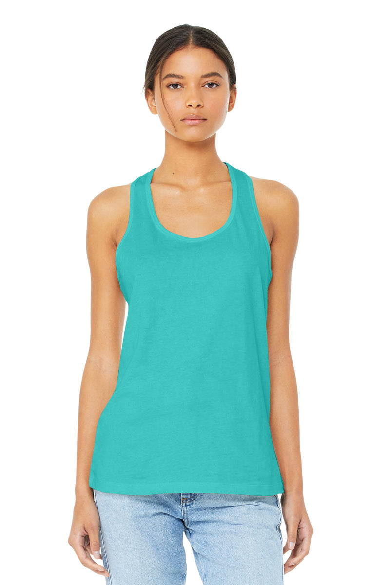 BELLA+CANVAS  Women's Jersey Racerback Tank - Teal