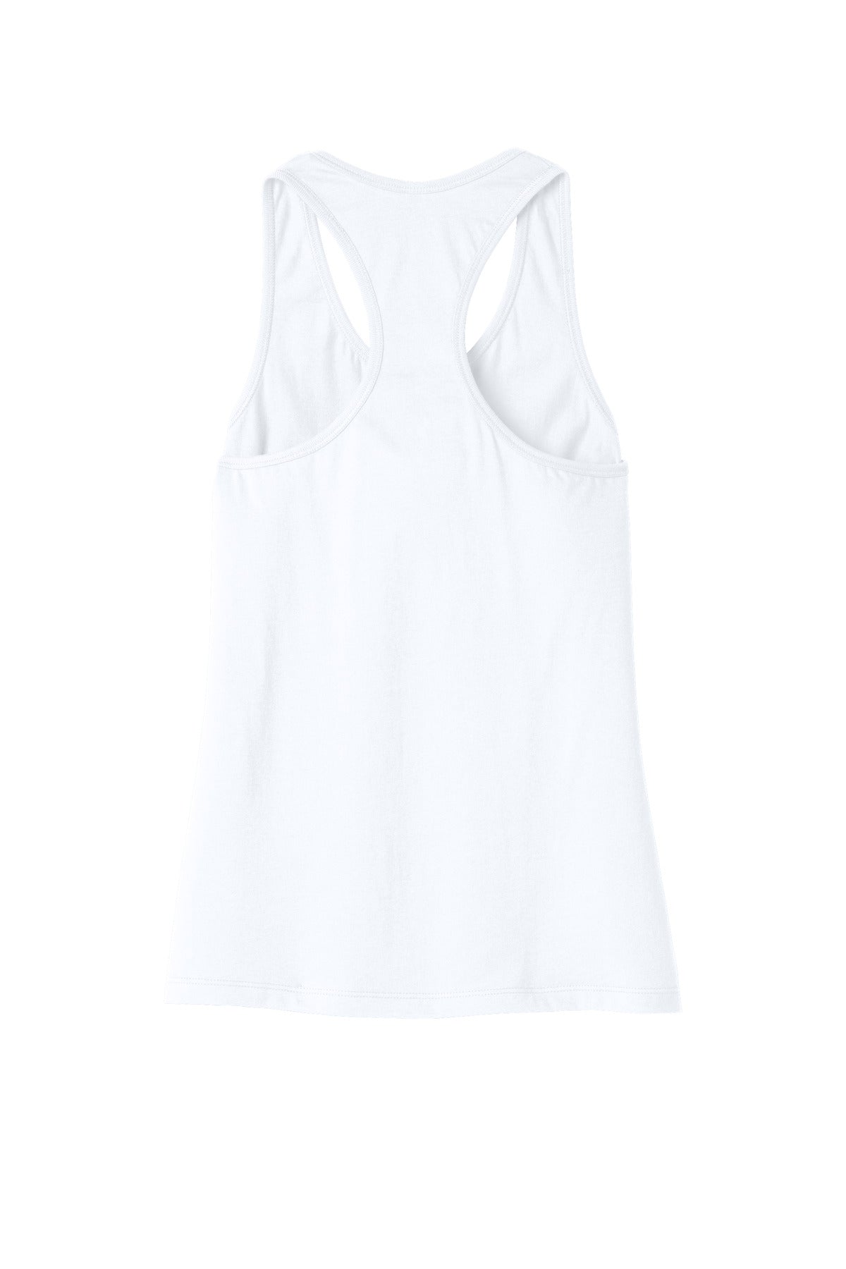 BELLA+CANVAS  Women's Jersey Racerback Tank - White