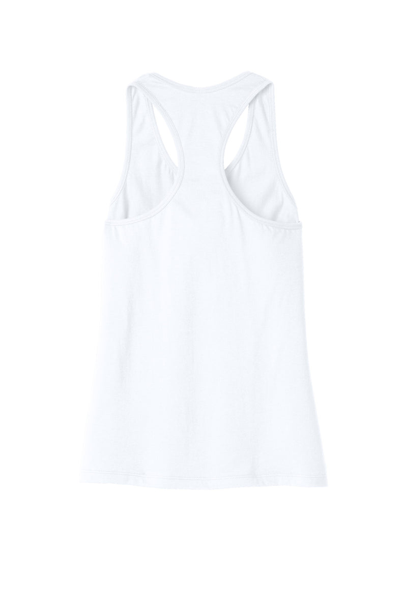 BELLA+CANVAS  Women's Jersey Racerback Tank - White