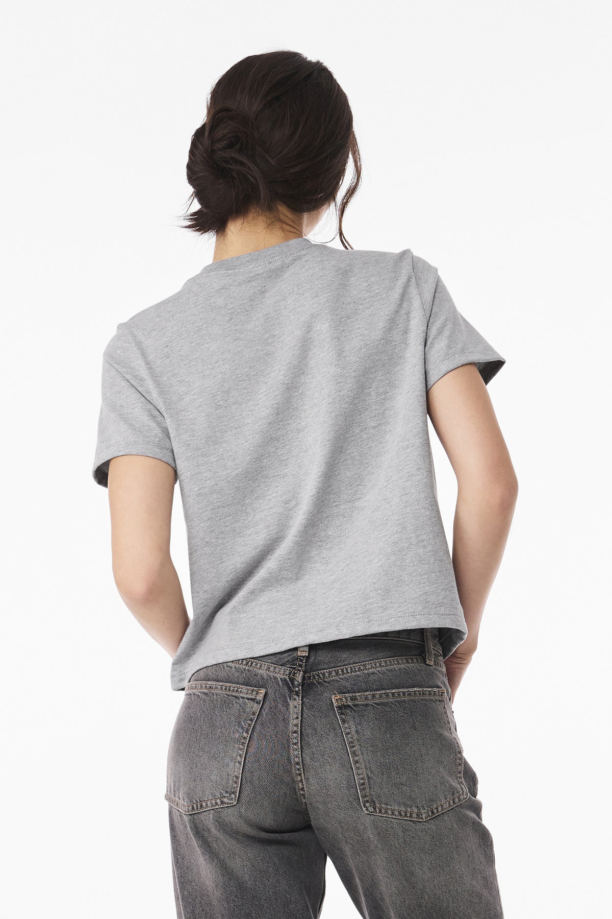 BELLA+CANVAS Women's 6-Ounce Heavyweight Tee - Athletic Heather