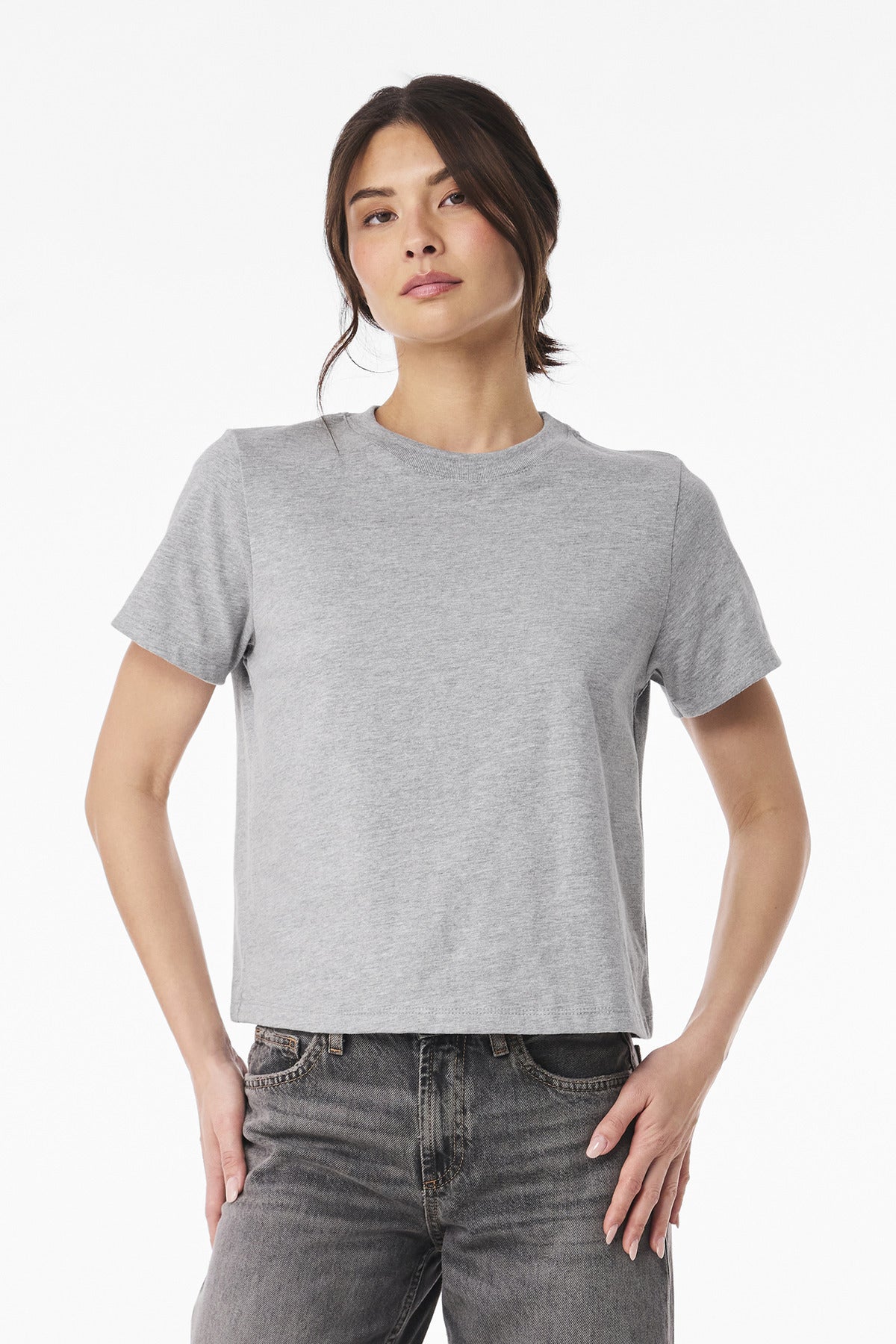 BELLA+CANVAS Women's 6-Ounce Heavyweight Tee - Athletic Heather