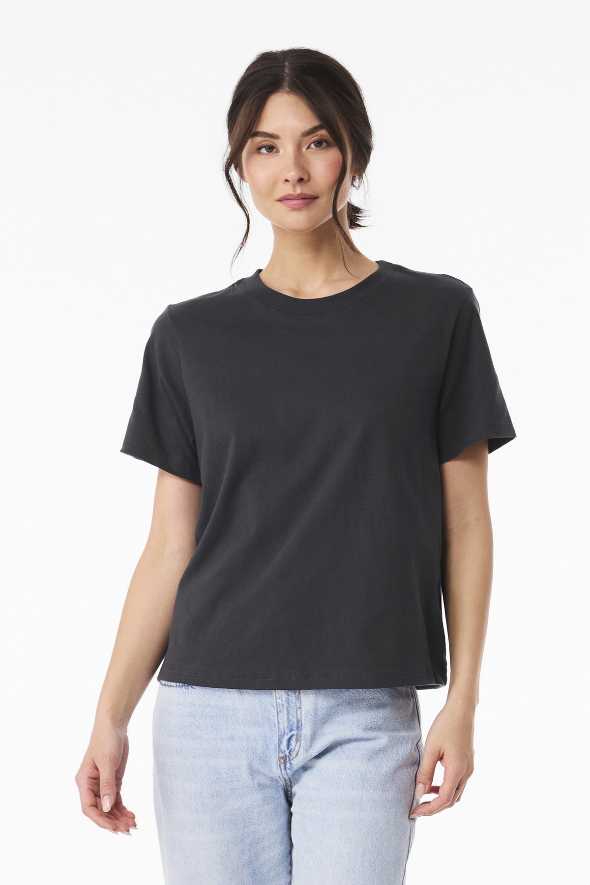 BELLA+CANVAS Women's 6-Ounce Heavyweight Tee - Dark Grey