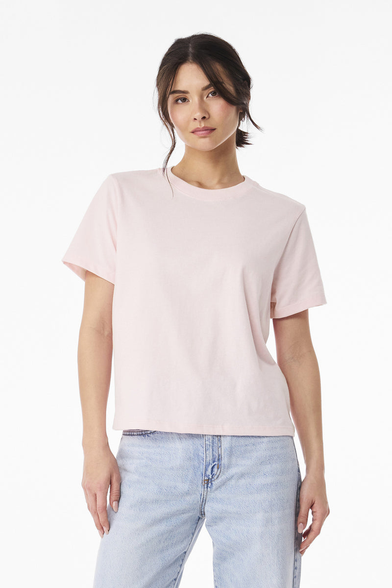 BELLA+CANVAS Women's 6-Ounce Heavyweight Tee - Soft Pink