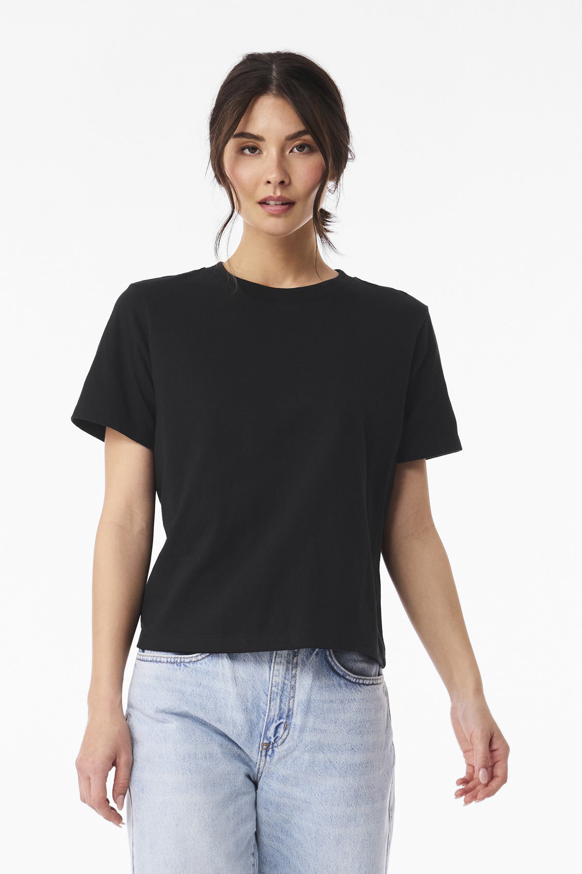 BELLA+CANVAS Women's 6-Ounce Heavyweight Tee - Vintage Black