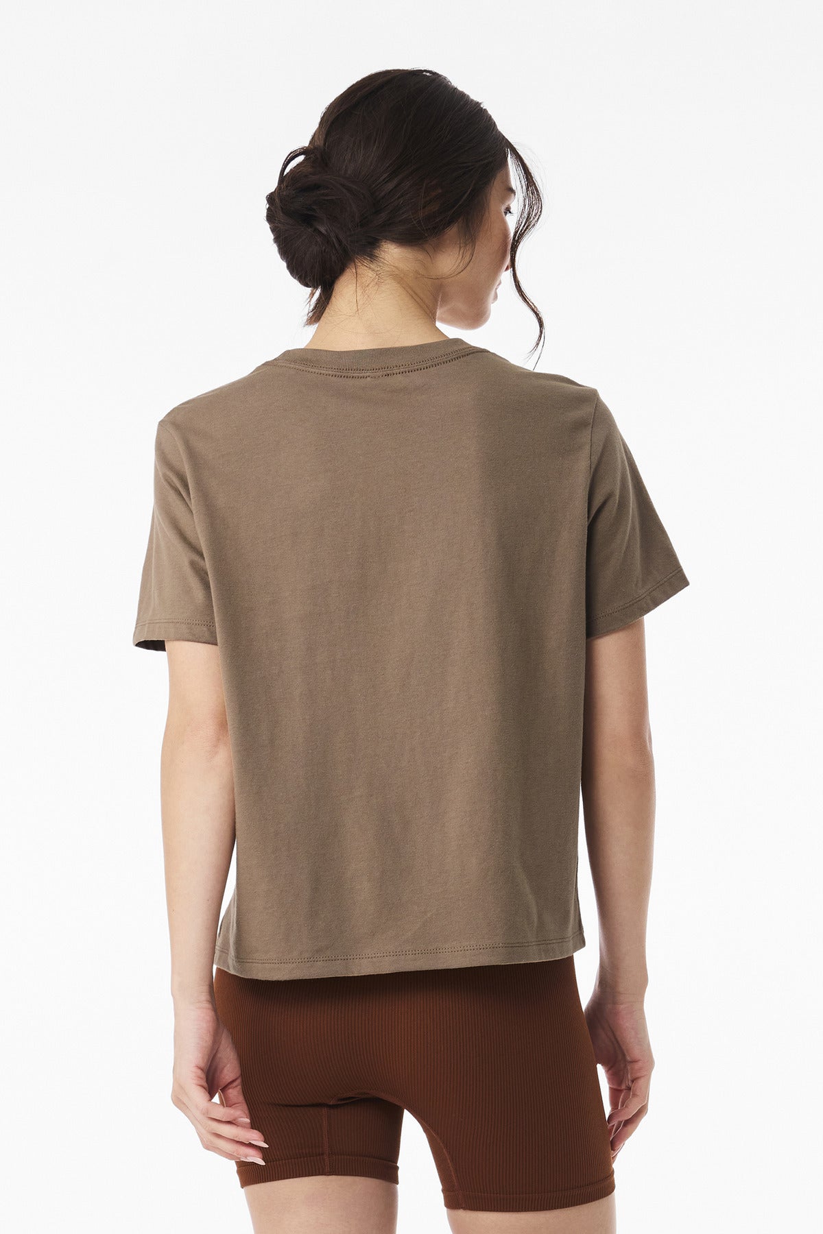 BELLA+CANVAS Women's 6-Ounce Heavyweight Tee - Vintage Brown