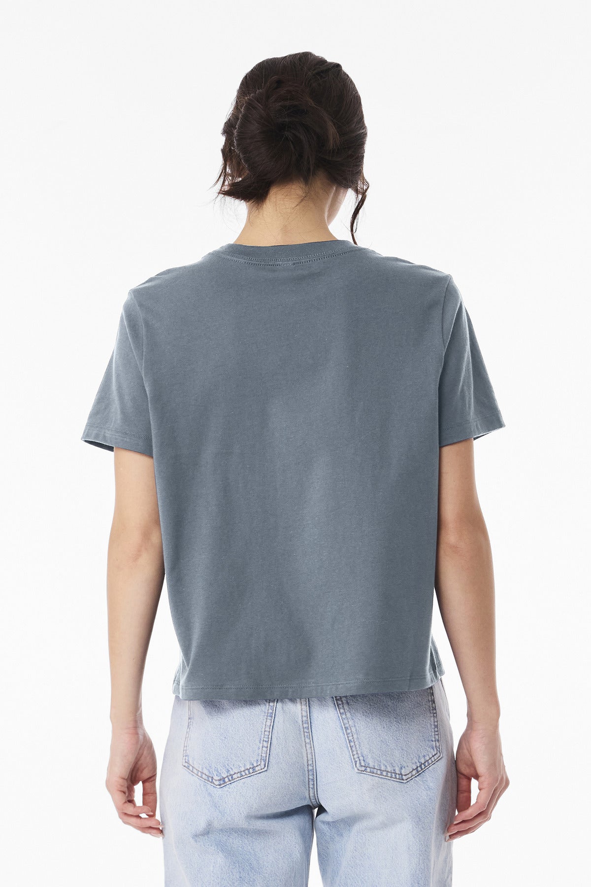 BELLA+CANVAS Women's 6-Ounce Heavyweight Tee - Vintage Denim