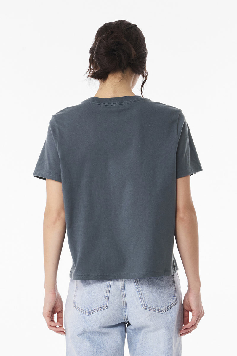 BELLA+CANVAS Women's 6-Ounce Heavyweight Tee - Vintage Navy