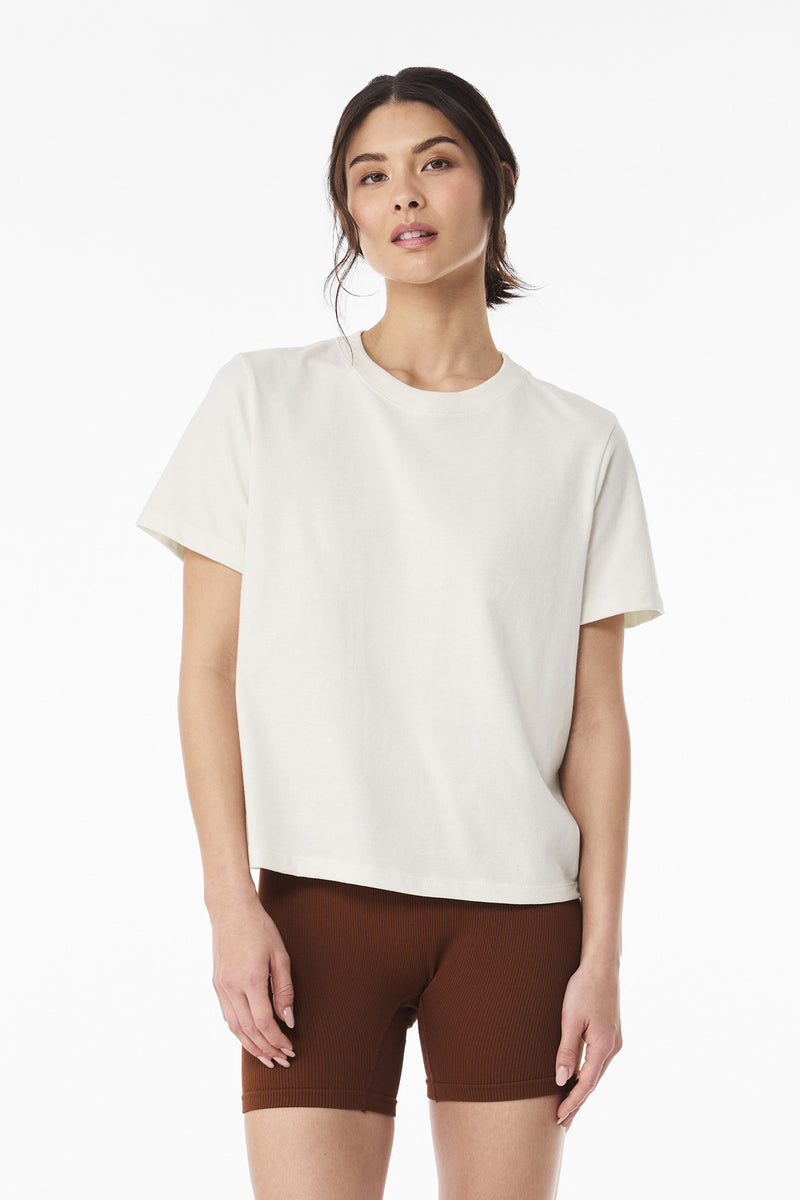 BELLA+CANVAS Women's 6-Ounce Heavyweight Tee - Vintage White