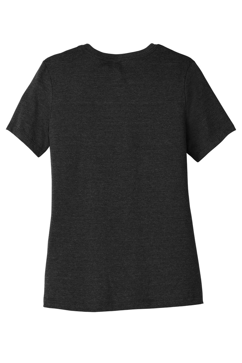 BELLA+CANVAS Women's Relaxed CVC Tee - Black Heather