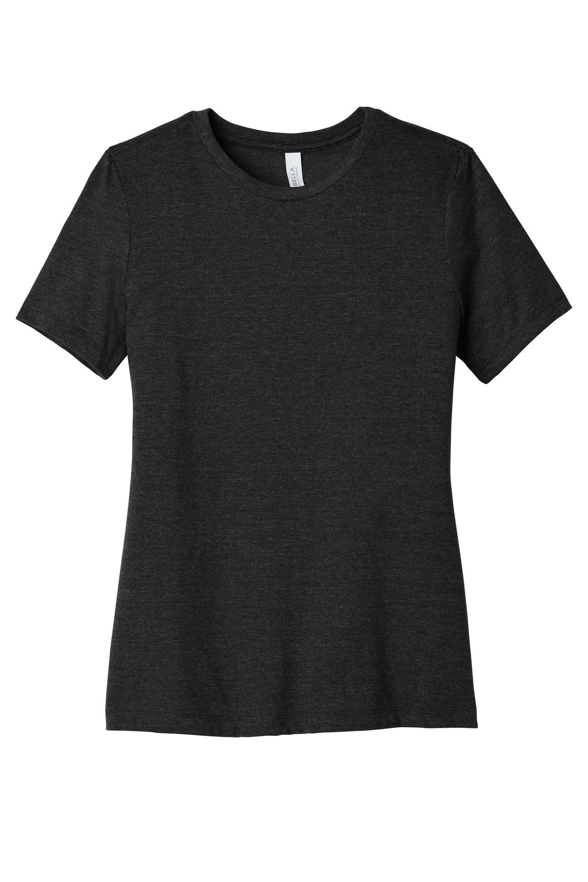 BELLA+CANVAS Women's Relaxed CVC Tee - Black Heather