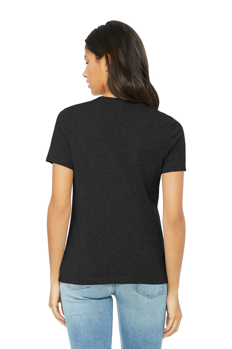 BELLA+CANVAS Women's Relaxed CVC Tee - Black Heather