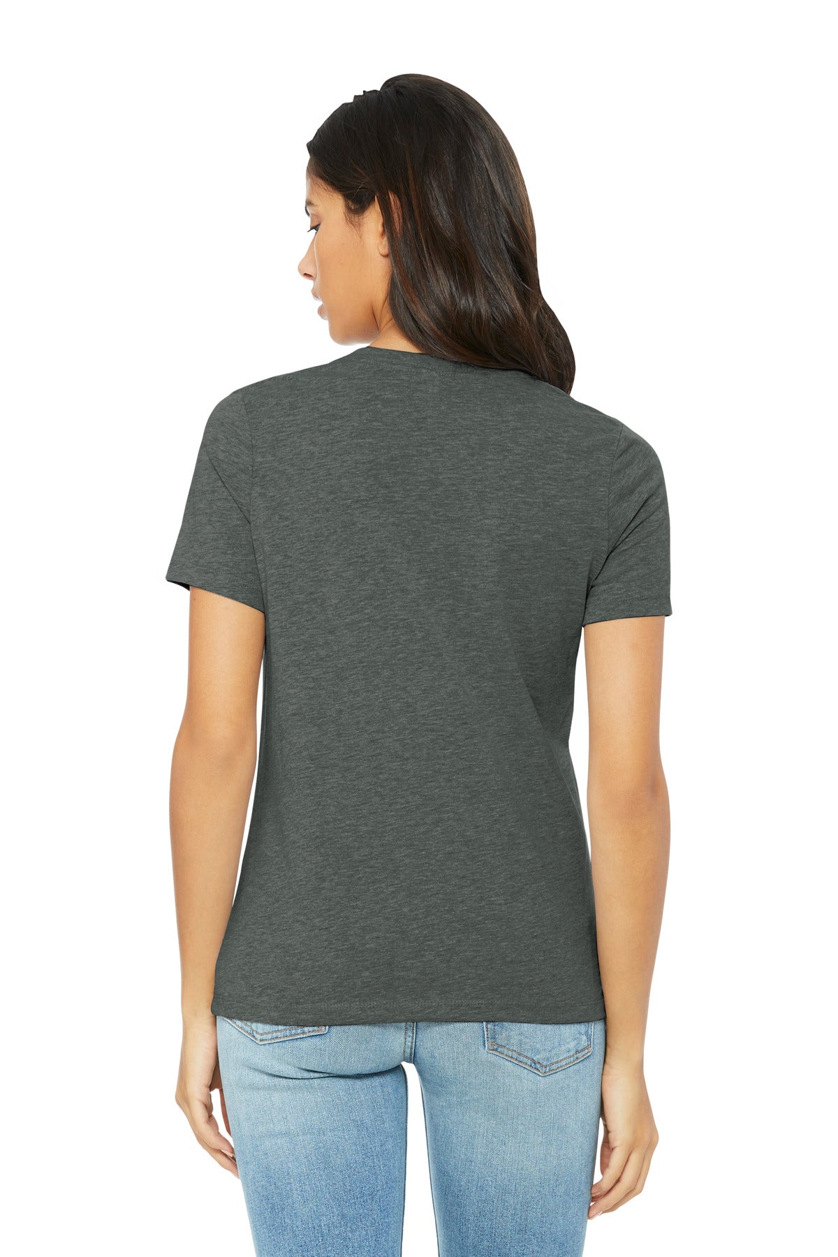 BELLA+CANVAS Women's Relaxed CVC Tee - Deep Heather