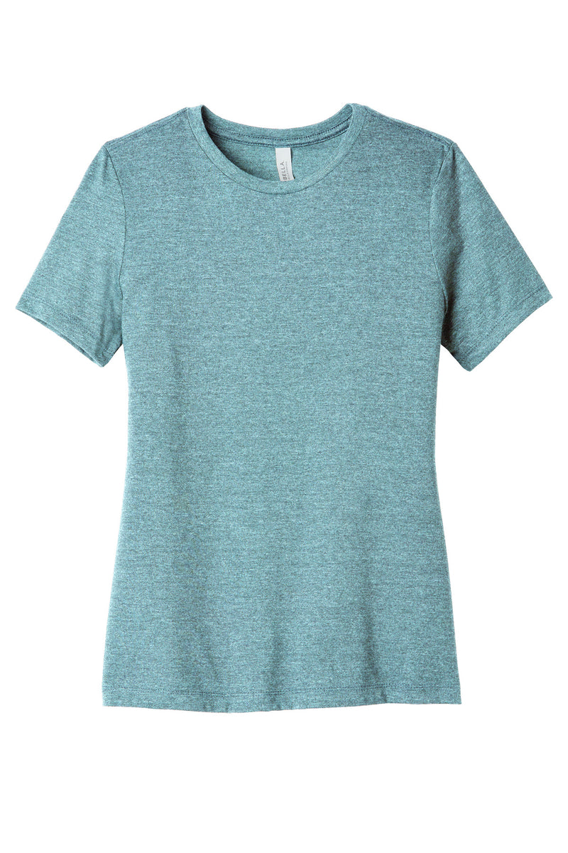 BELLA+CANVAS Women's Relaxed CVC Tee - Heather Blue Lagoon