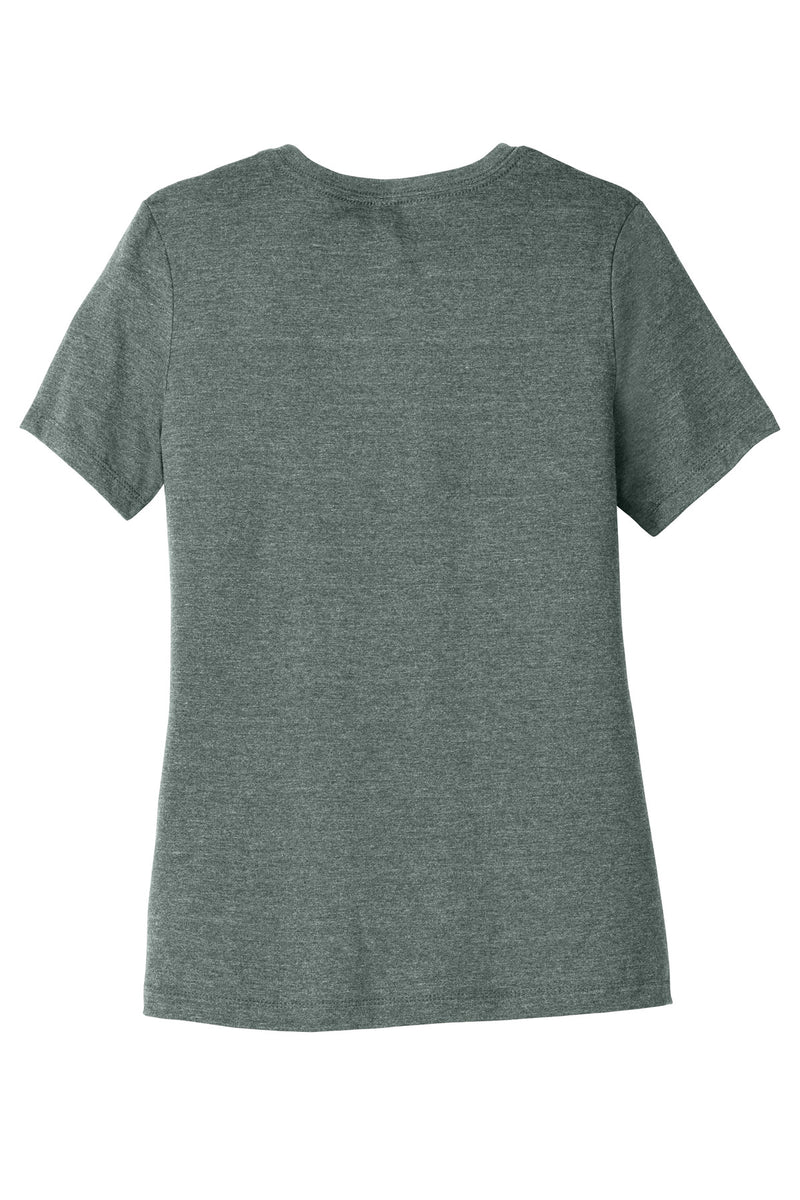 BELLA+CANVAS Women's Relaxed CVC Tee - Heather Blue Storm
