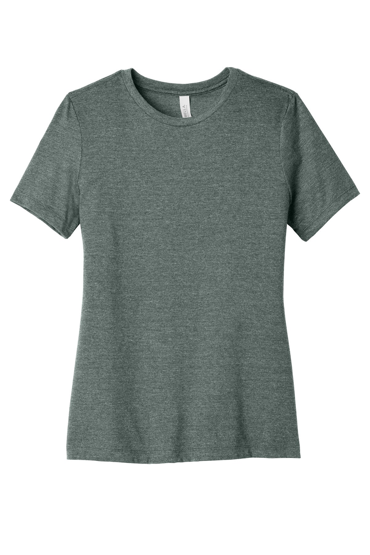 BELLA+CANVAS Women's Relaxed CVC Tee - Heather Blue Storm