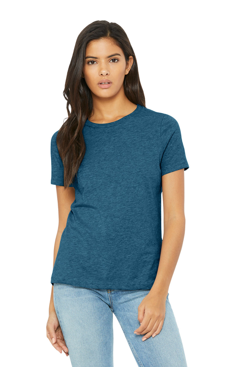 BELLA+CANVAS Women's Relaxed CVC Tee - Heather Deep Teal