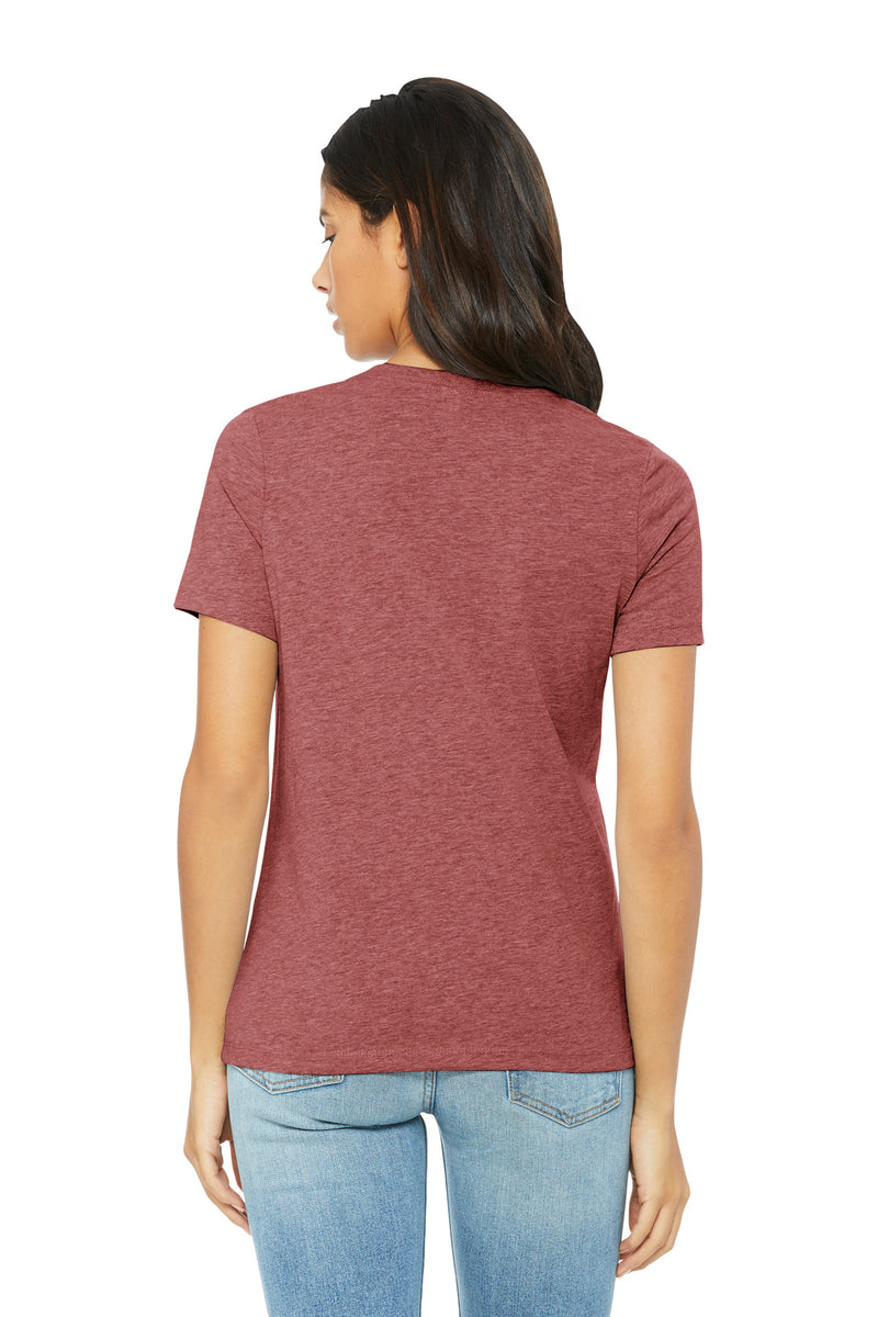 BELLA+CANVAS Women's Relaxed CVC Tee - Heather Mauve