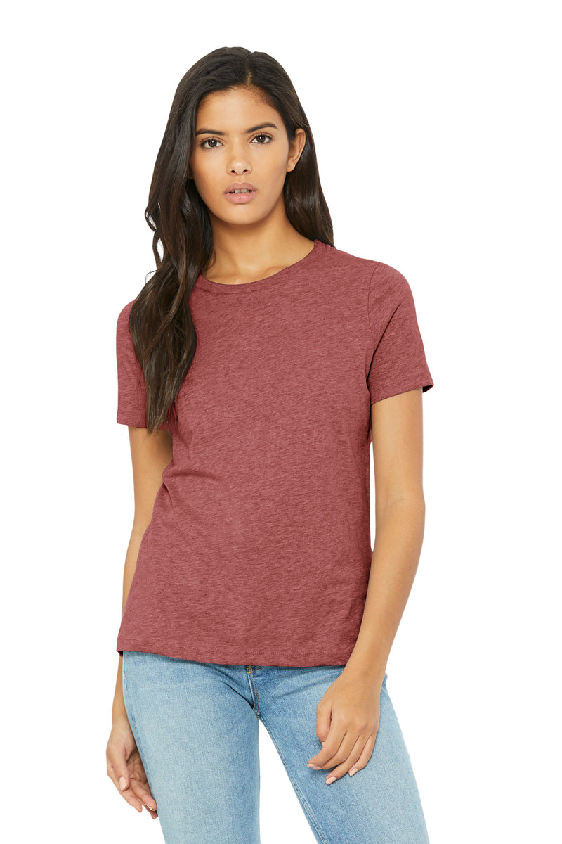 BELLA+CANVAS Women's Relaxed CVC Tee - Heather Mauve