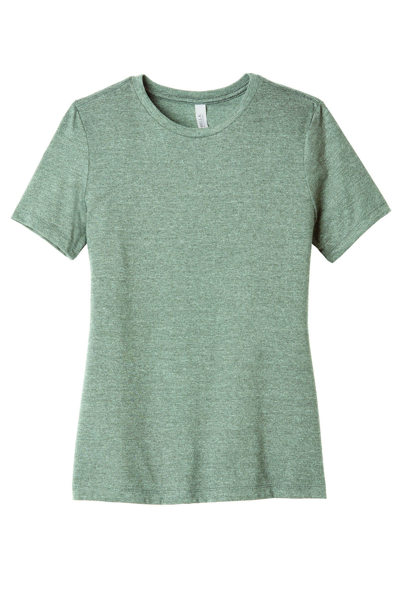 BELLA+CANVAS Women's Relaxed CVC Tee - Heather Prism Dusty Blue