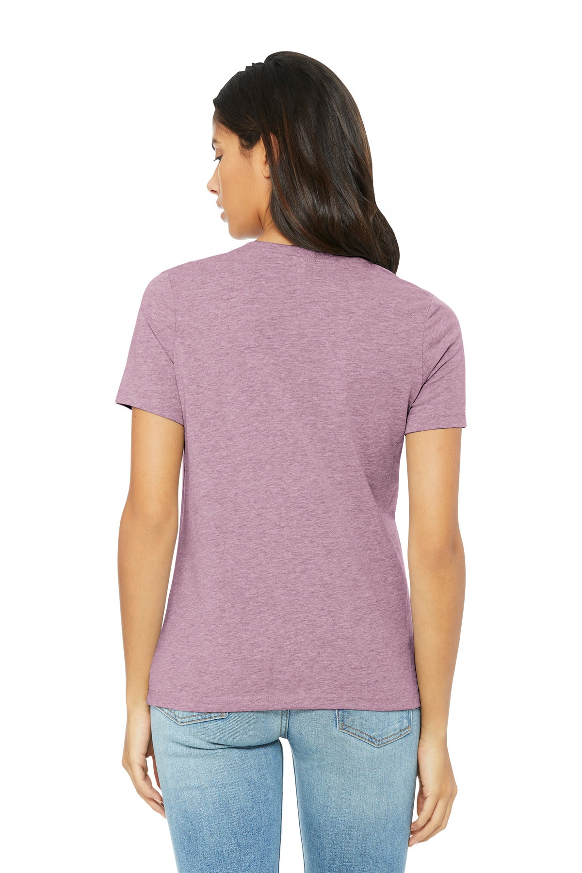 BELLA+CANVAS Women's Relaxed CVC Tee - Heather Prism Lilac