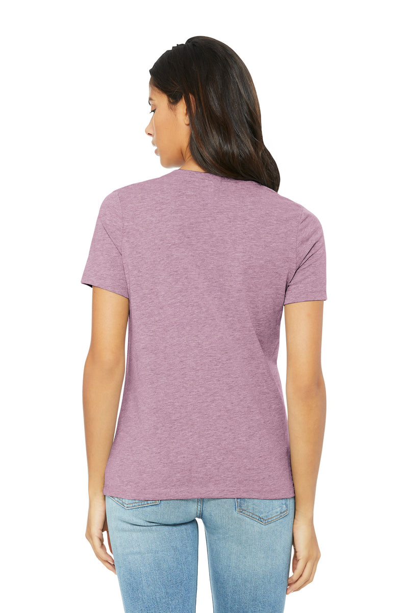 BELLA+CANVAS Women's Relaxed CVC Tee - Heather Prism Lilac