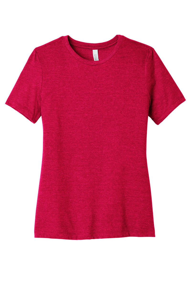 BELLA+CANVAS Women's Relaxed CVC Tee - Heather Red