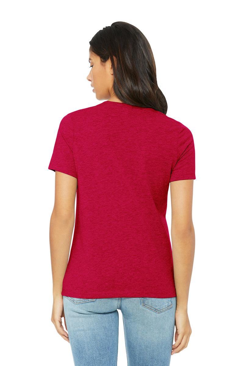 BELLA+CANVAS Women's Relaxed CVC Tee - Heather Red