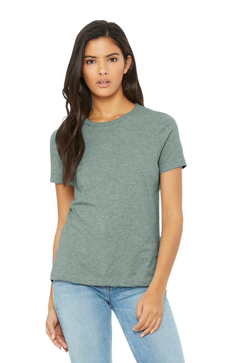 BELLA+CANVAS Women's Relaxed CVC Tee - Heather Sage