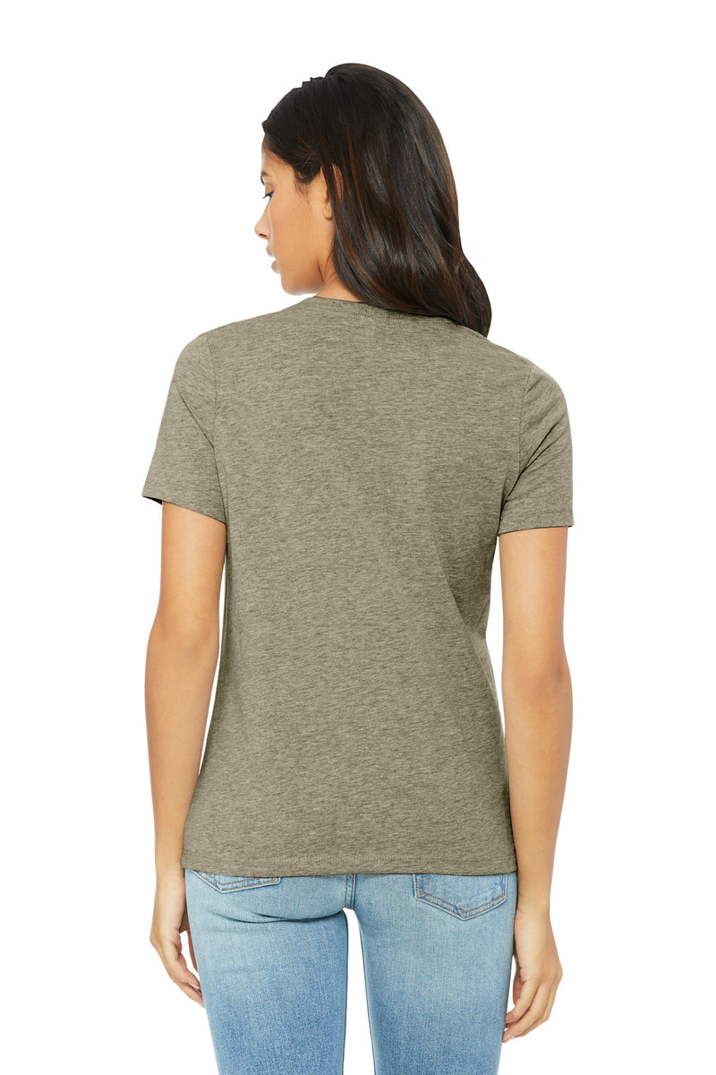 BELLA+CANVAS Women's Relaxed CVC Tee - Heather Stone