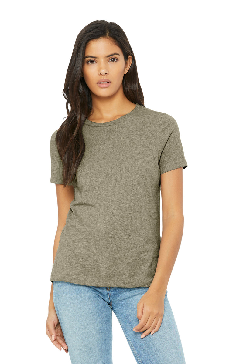 BELLA+CANVAS Women's Relaxed CVC Tee - Heather Stone