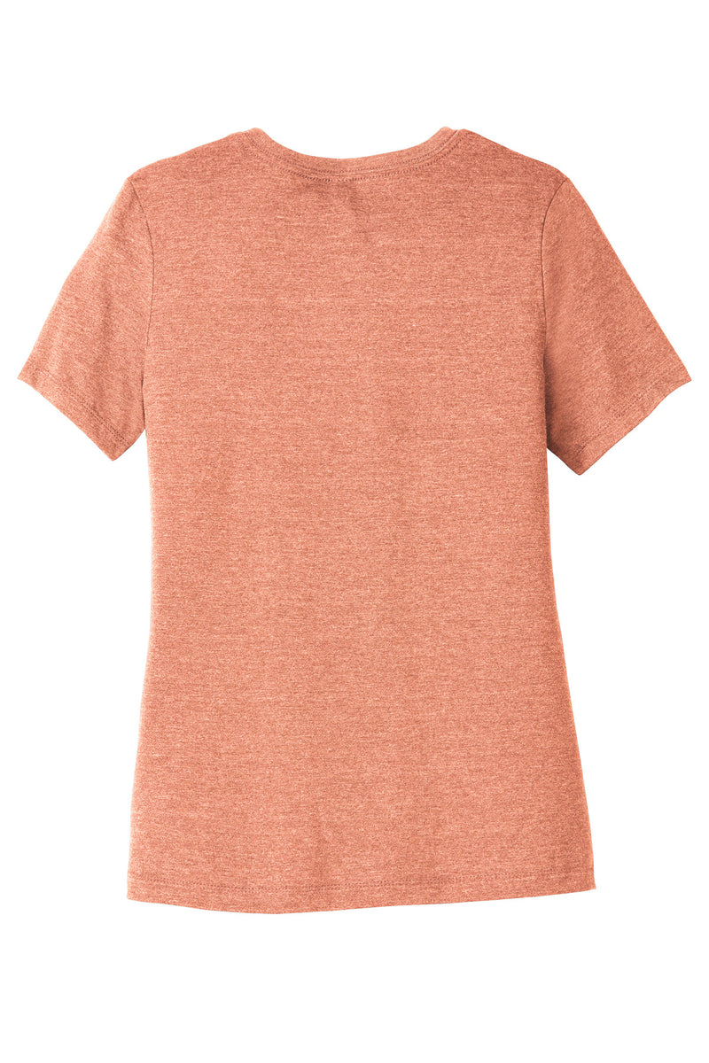 BELLA+CANVAS Women's Relaxed CVC Tee - Heather Sunset