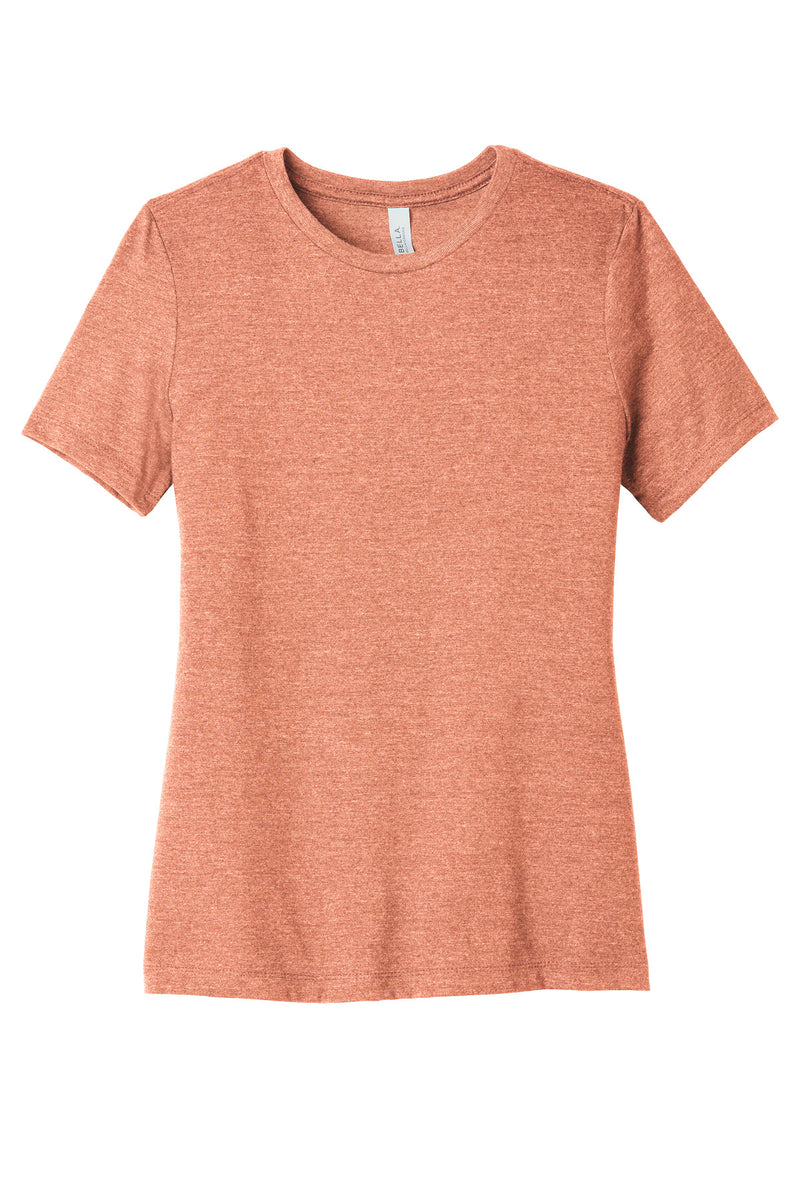 BELLA+CANVAS Women's Relaxed CVC Tee - Heather Sunset