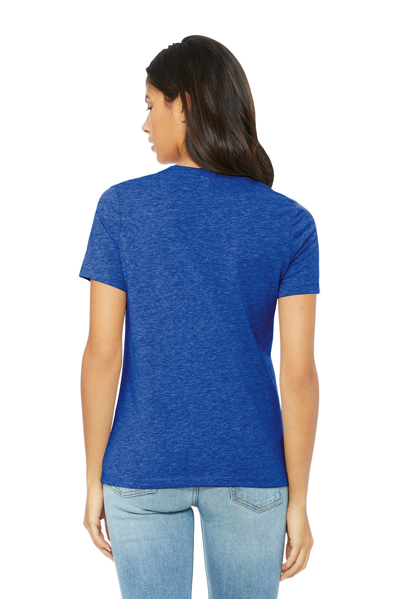 BELLA+CANVAS Women's Relaxed CVC Tee - Heather True Royal