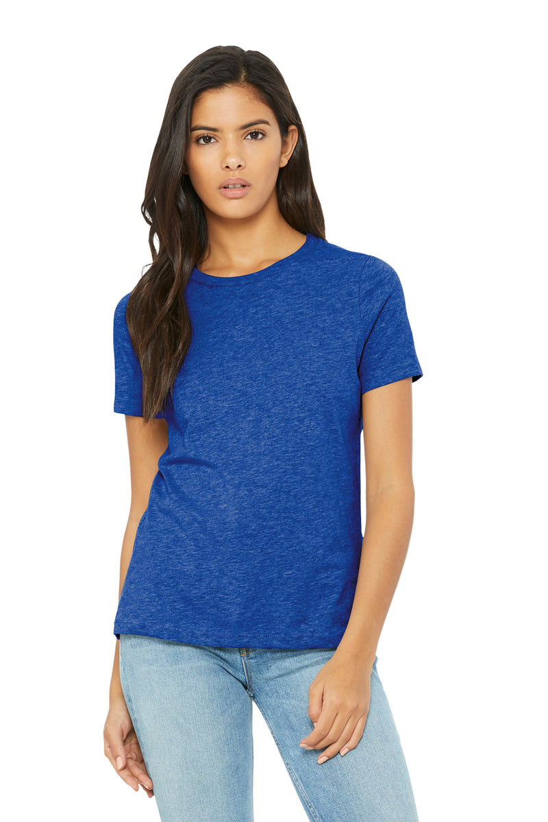 BELLA+CANVAS Women's Relaxed CVC Tee - Heather True Royal