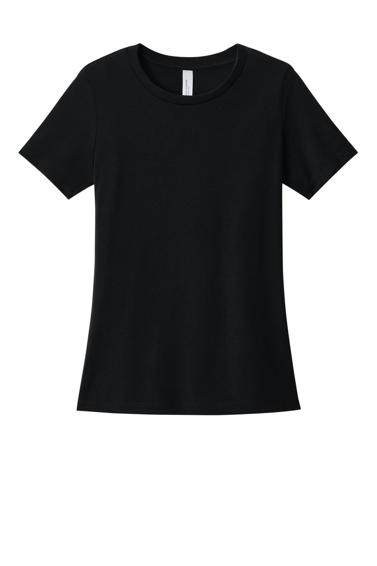 BELLA+CANVAS Women's Relaxed CVC Tee - Solid Black Blend