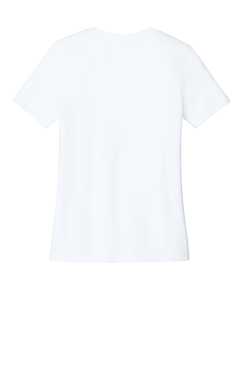 BELLA+CANVAS Women's Relaxed CVC Tee - Solid White Blend