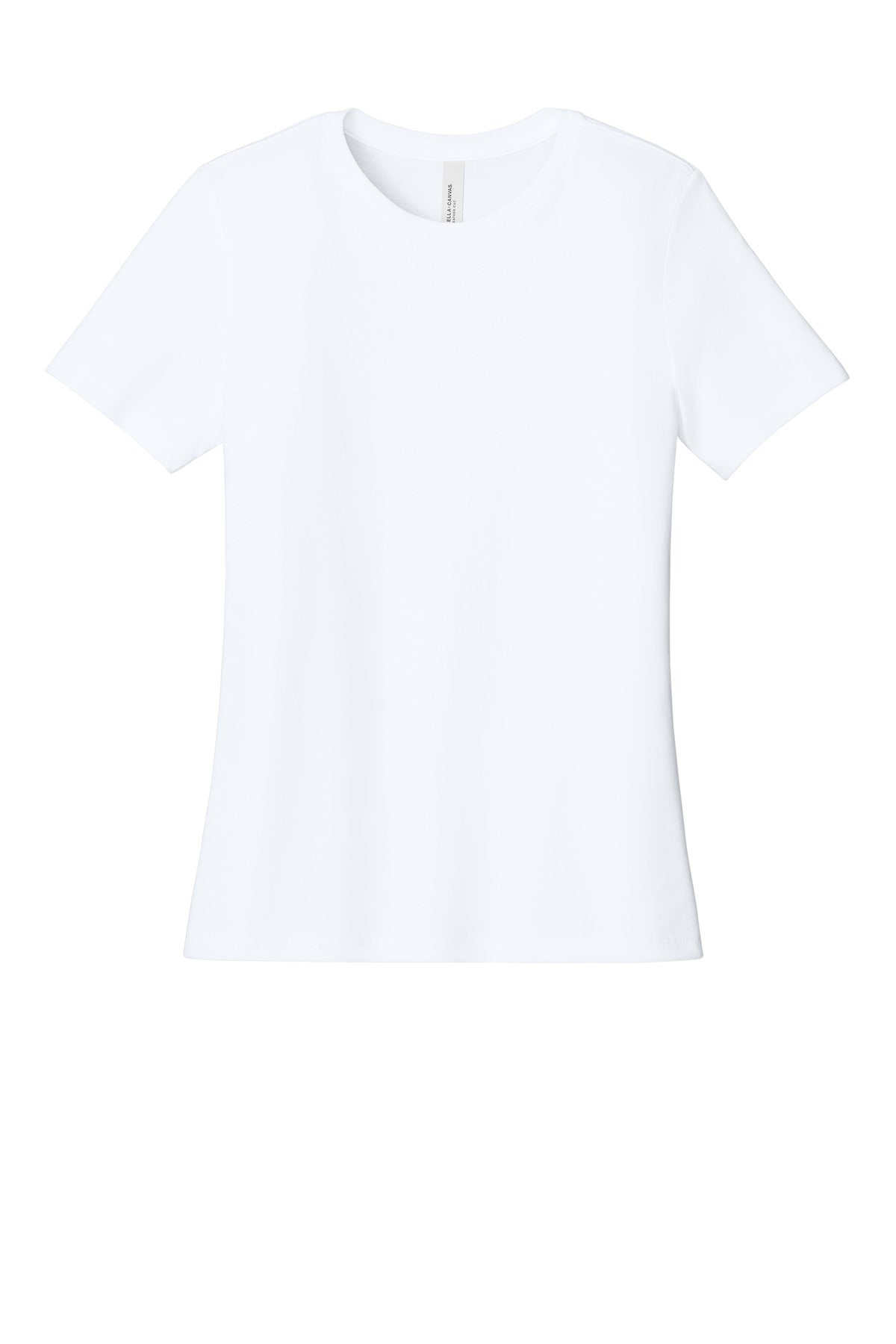 BELLA+CANVAS Women's Relaxed CVC Tee - Solid White Blend